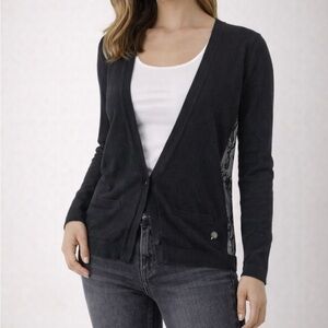 Maison Scotch Lightweight Two Toned Cardigan